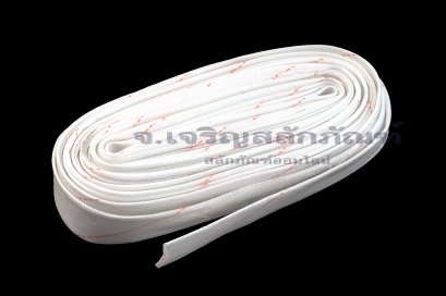 [E] ปลอกสายใยแก้ว เคลือบวานิช ทนร้อน 105&deg;C ขนาดช่องใส่สายไฟ 20 mm ยาว 1 m